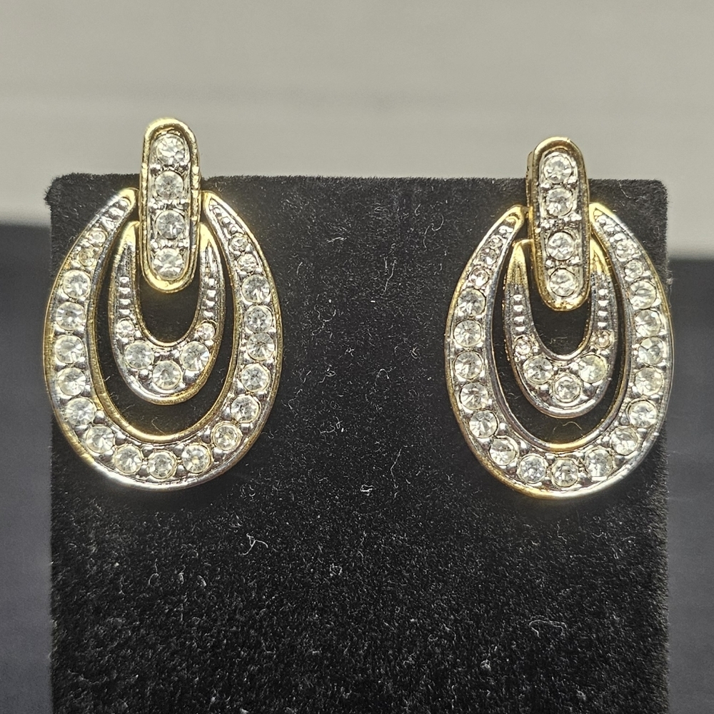 Vintage door knocker earrings